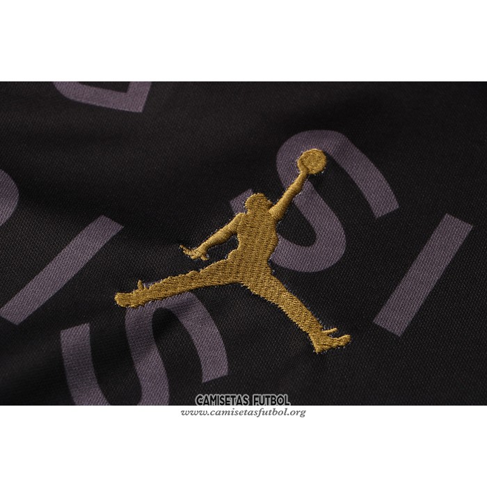 Chandal del Paris Saint-Germain Jordan Manga Corta 2021/2022 Negro